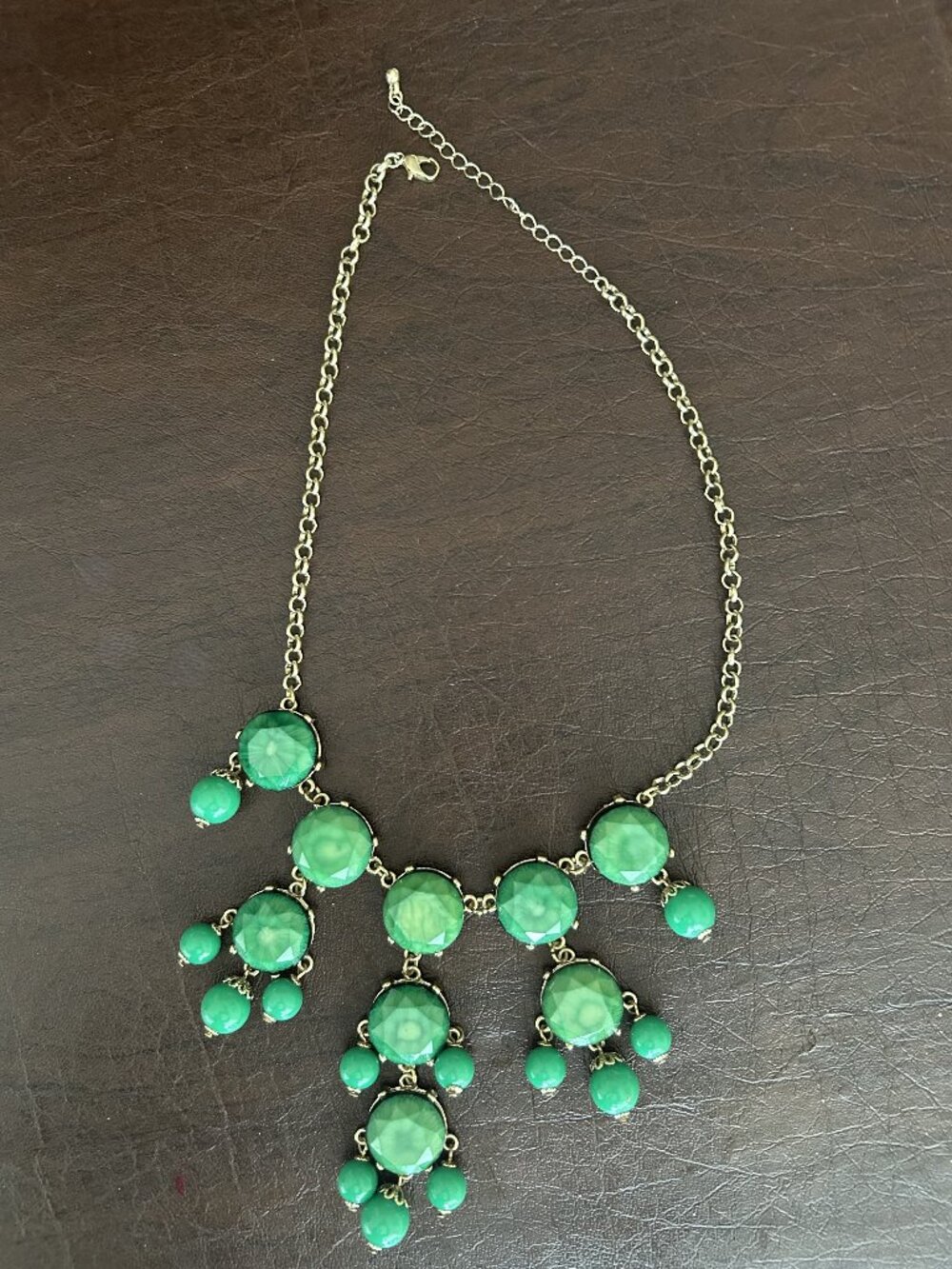 Green Beaded Necklace